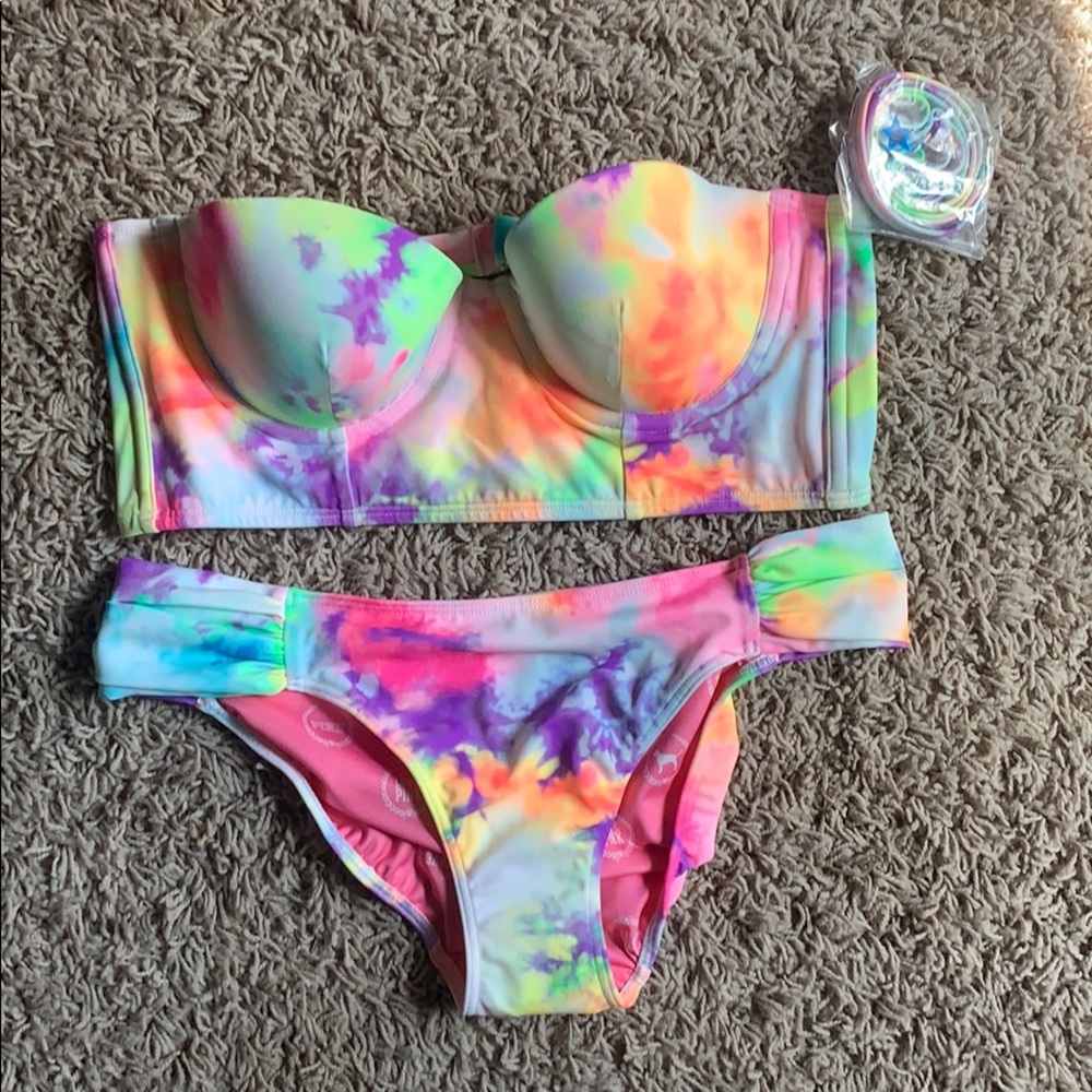 Tie dye PINK bikini